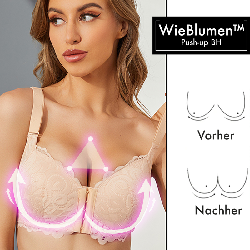 LikeFlowers™ front closure push-up bra – Wieblumen